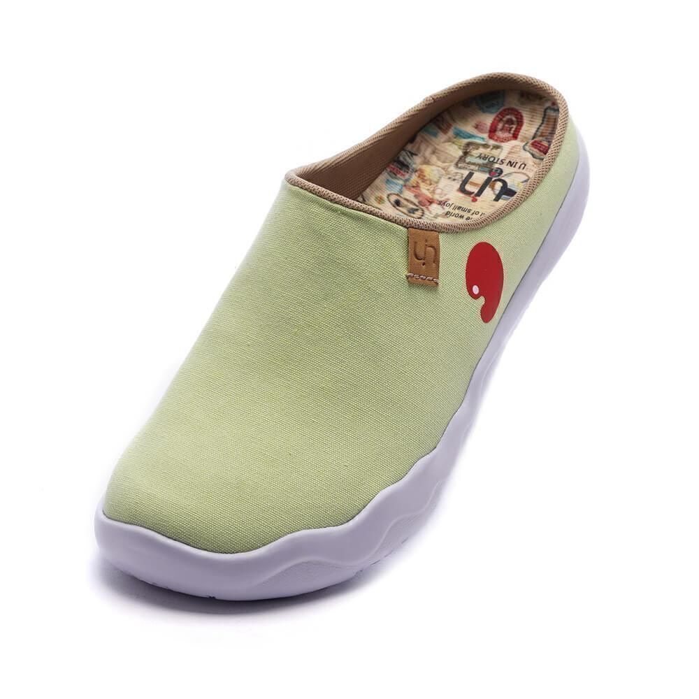 UIN Women's Mules Comfort Shoes Casual (Marbella Light Green Slipper)New No Box - Picture 5 of 10